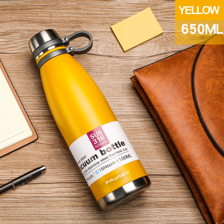 Popular Large stainless Steel Insulated Water Bottle with Portable Handle