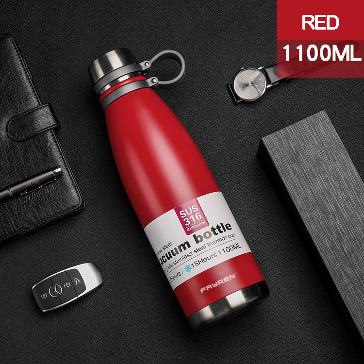 Popular Large stainless Steel Insulated Water Bottle with Portable Handle