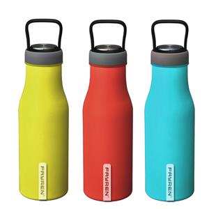 Portable Leak-Proof Stainless Steel Sports Water Bottle with Handle for Travel