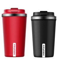 Double Wall Stainless Steel Travel Mug with Leakproof Lid for Coffee and Tea, Keep Drinks Hot and Cold