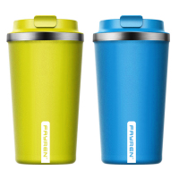 Double Wall Stainless Steel Travel Mug with Leakproof Lid for Coffee and Tea, Keep Drinks Hot and Cold