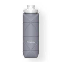 Faltbare Silikon-Wasserflasche für Reisen, Fitnessstudio, Camping, Wandern, für Reisen, Fitnessstudio, Camping, Wandern