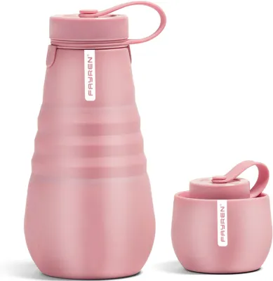 Collapsible Bottle Reusable & Leakproof Silicone Travel Water Bottle