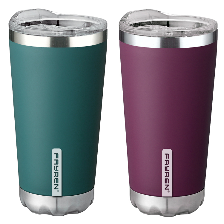 Double Wall Vacuum Insulated Travel Mug Coffee Cup with Lid