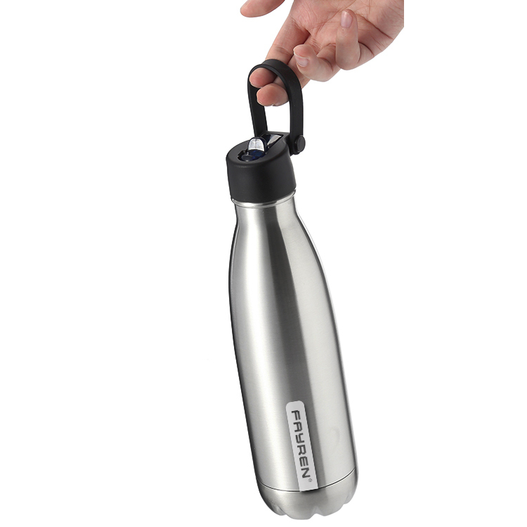 Insulated Stainless Steel Water Bottle with Handle For Outdoor Sports