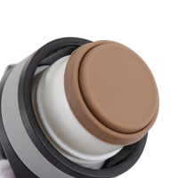 Bottiglia d'acqua in acciaio inossidabile isolata sotto vuoto con coperchio a prova di perdite