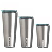 Tazza da caffè da viaggio premium riutilizzabile in acciaio inossidabile da 16 once