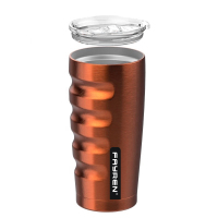 Wunderschön gestaltete, vakuumversiegelte, isolierte Kaffeetasse aus Edelstahl