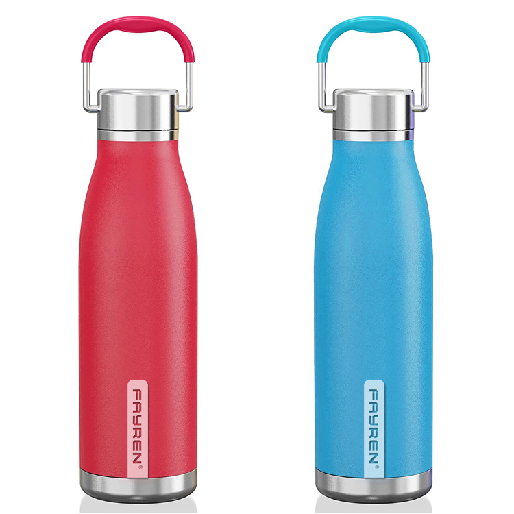 Vacuum Insulated Double Walled Drinking Bottle BPA-Free Leak Proof Flask
