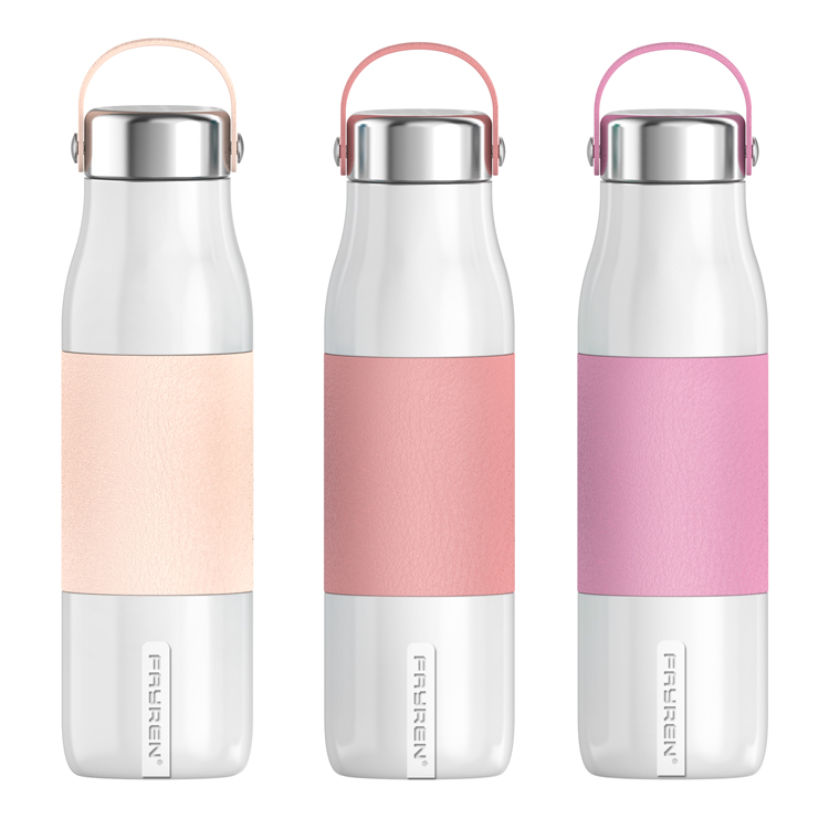 Eco Friendly Reusable Leakproof Vacuum Insulated 500ml Water Bottles keep 12 Hours Hot & 24 Hours Cold