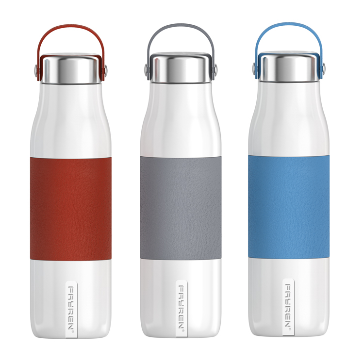 Flacon de bouteille d'eau de gymnastique d'acier inoxydable sans BPA parfait pour le sport ou le travail