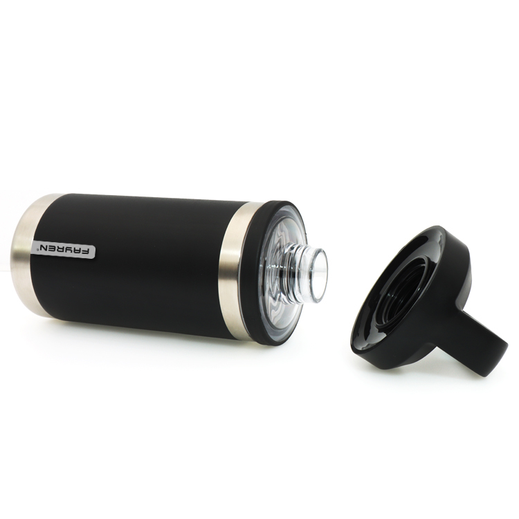 Bocca larga sottovuoto a doppia parete con 3 coperchi Borraccia sportiva per mantenere i liquidi caldi o freddi