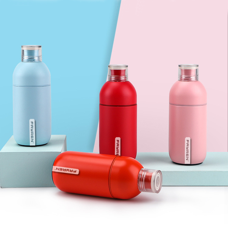 280ML stainless steel Cute leakproof thermos bottle