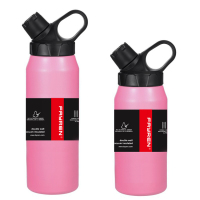 Isolierte Edelstahl-Wasserflasche mit Ausgussdeckel