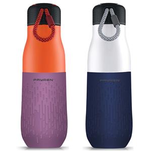 Eco friendly bpa free leak proof double wall stainless steel metal gym thermos drinking water bottle