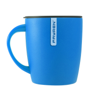 Tasse de voyage à café isolée 304 à double paroi avec poignée