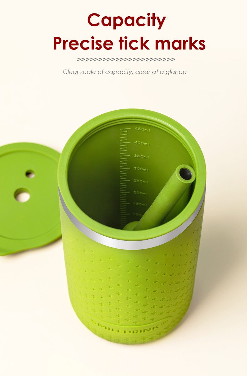 amazon top seller wholesale 12oz silicone tea tumbler mug for kids