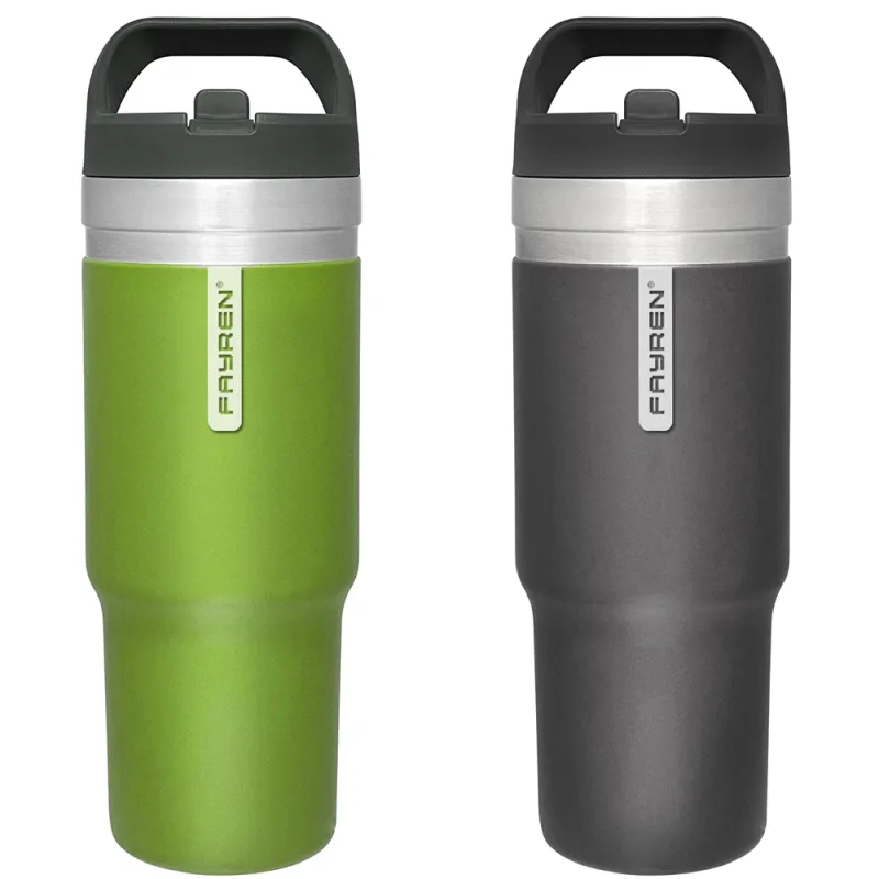 Caneca de café isolada em aço inoxidável 304, preço barato por atacado, paredes duplas, revestimento em pó, sublimação, caneca de viagem