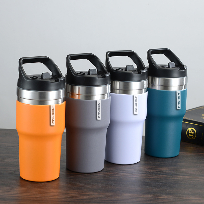 Coffee Mug Portable Stainless Steel Liner Easy To Clean Leak - Temu