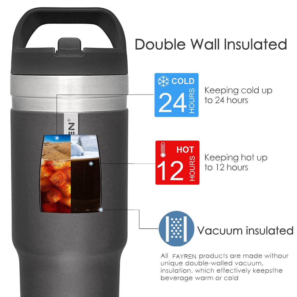 17 oz. ThermoCafe™ by Thermos® Double Wall Stainless Steel F - Leaderpromos