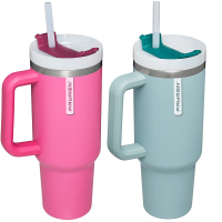 Fayren Logo personalizzato Amazon Vendita calda Tazze da viaggio per caffè in acciaio da 40 once Mantieni la tazza da caffè da viaggio fredda con manico
