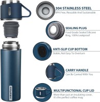 Luxury Hot and Cold Double Wall Stainless Steel Insulated Water Bottle Leak Proof Bpa Free Reusable Vacuum Thermos with Cup