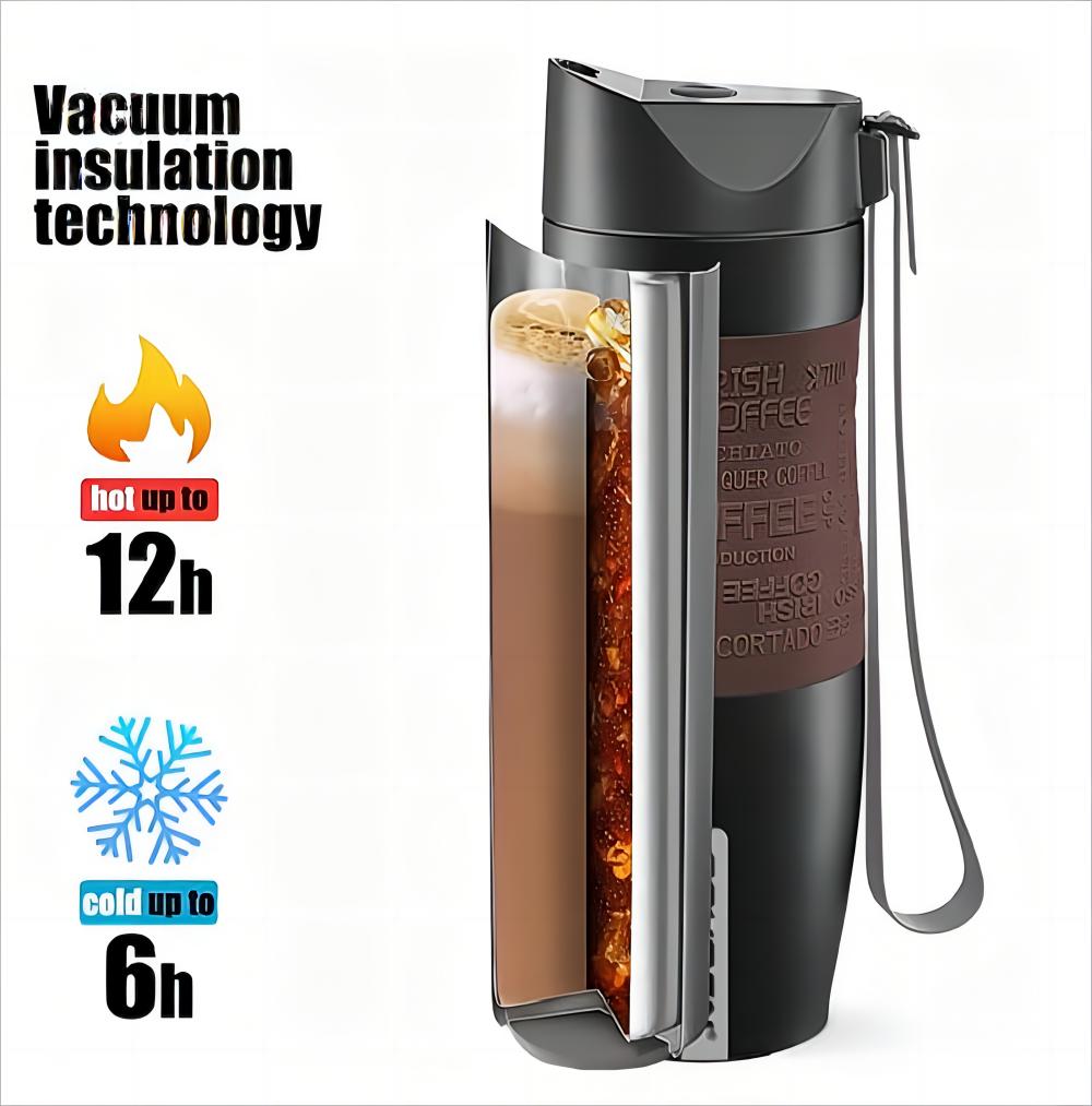 Double wall stainless steel thermos