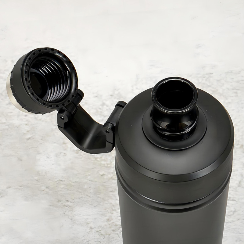 2023 Thermos sotto vuoto isolato a prova di perdite al 100% Doppia parete in acciaio inossidabile Arrampicata Camping Drink Thermos Tour Bottiglie d'acqua