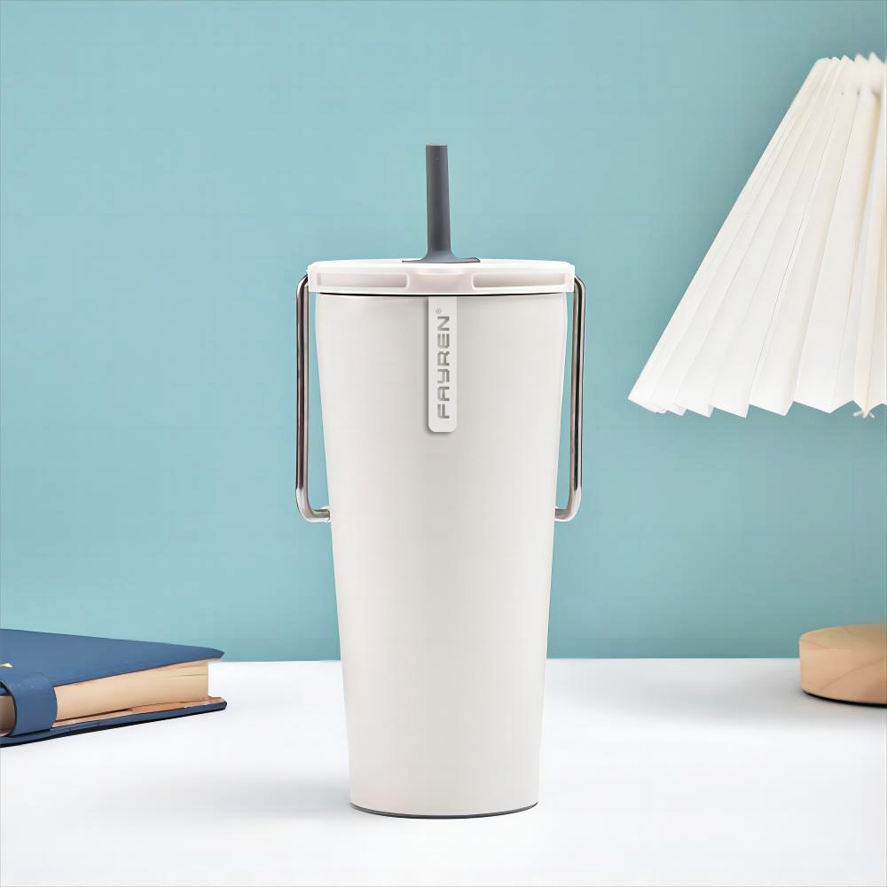 Tumbler with Lid and Straw
