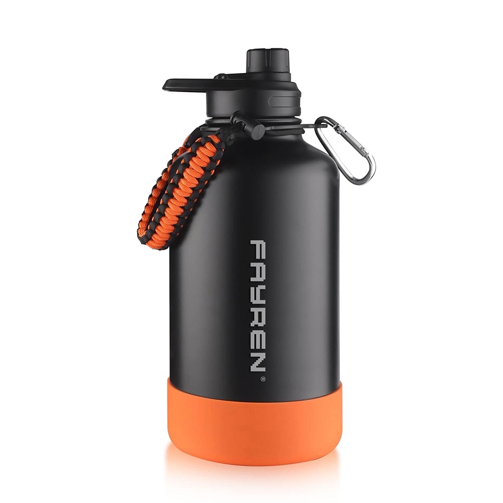Water Bottle with Paracord Handle