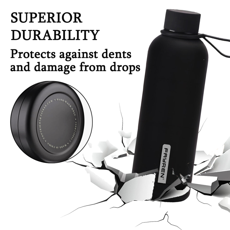 Eco-Friendly Vacuum Insulated Water Bottles Logo Gym Metal 304 Thermos Drink Flask Stainless Steel Custom Water Bottle