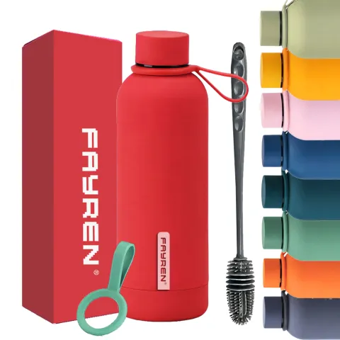 Eco-Friendly Vacuum Insulated Water Bottles Logo Gym Metal 304 Thermos Drink Flask Stainless Steel Custom Water Bottle