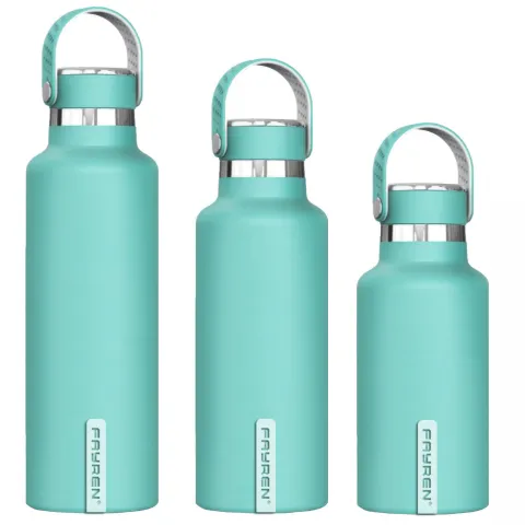 Botella de agua termo deportiva de acero inoxidable de 500 ml