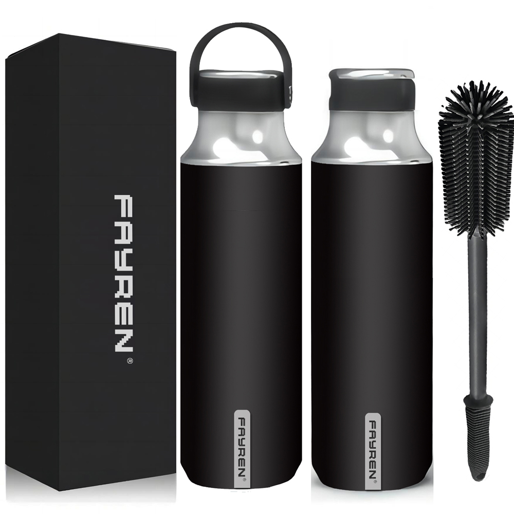stainless steel thermos water bottle