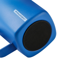 كوب قهوة معزول من الفولاذ المقاوم للصدأ سعة 350 مل من فايرين بمقبض، كوب سفر مزدوج الجدار، كوب بهلوان مع غطاء منزلق، جسم كوب مربع