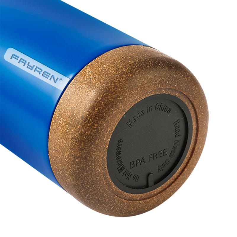 Fayren 16oz Stainless Steel Coffee Mug with Cork Bottom CoffeeMug Coffee Mug with Non SlipCork Bottom Coffee Mug with Handle