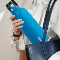 Bottiglia per acqua a bocca standard in acciaio inossidabile Fayren Isolamento sottovuoto a doppia parete Diversi colori disponibili