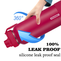 Bottiglia d'acqua isolata in acciaio inossidabile con coperchio a beccuccio, 1200ML/750ML/500ML