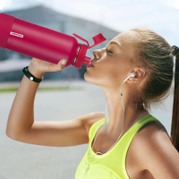 Bottiglia d'acqua isolata in acciaio inossidabile con coperchio a beccuccio, 1200ML/750ML/500ML