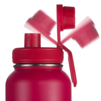 Bottiglia d'acqua isolata in acciaio inossidabile con coperchio a beccuccio, 1200ML/750ML/500ML