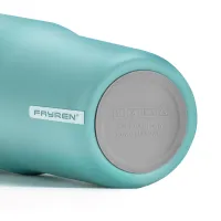 Fayren Stainless Steel Tumbler Color Block Insulated Tumblers Cup with Lid and Straw, Double Walled Travel Coffee Mug