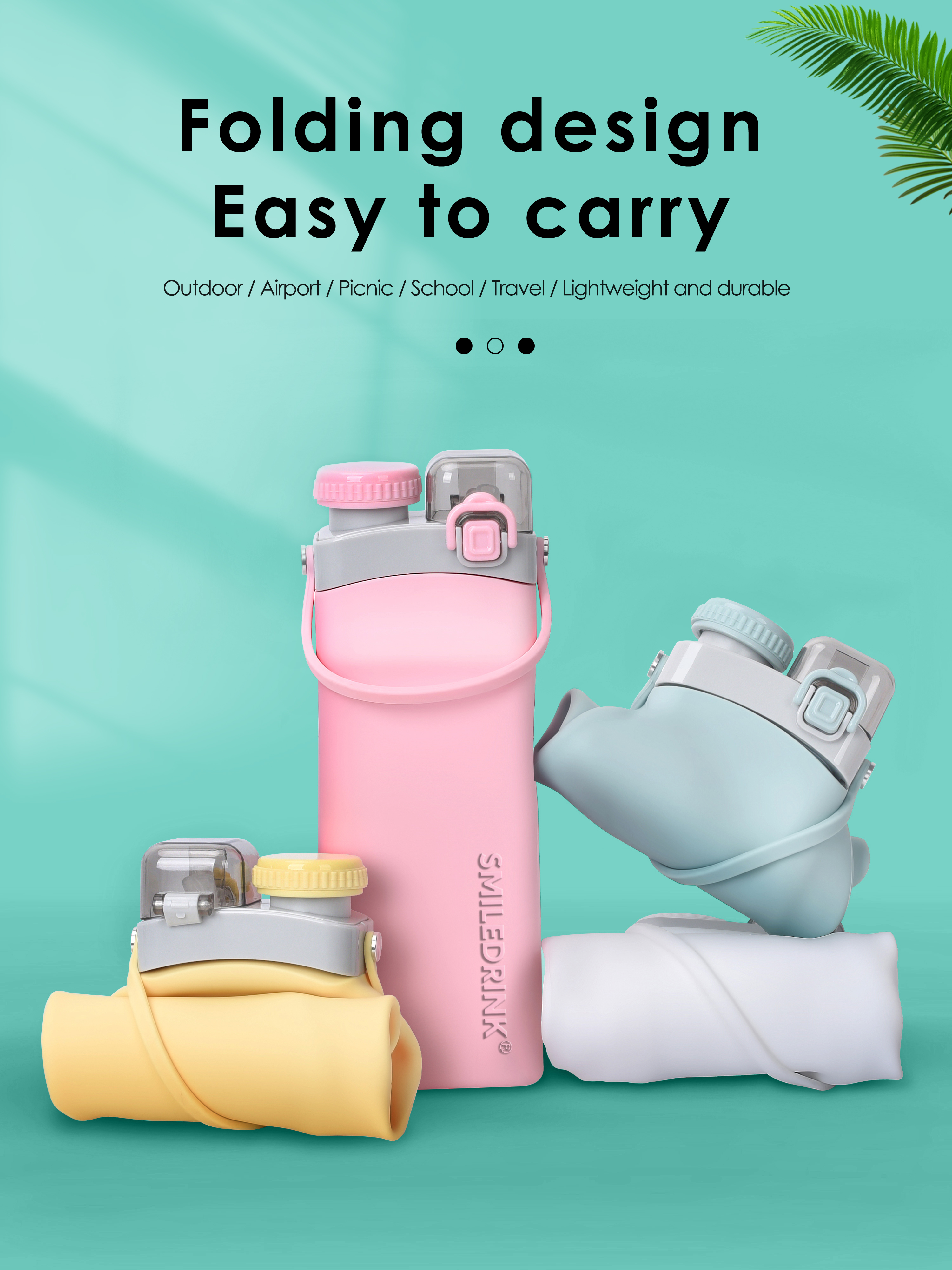 silicone foldable water bottle manufacturing