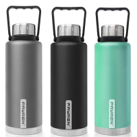 Grande bottiglia d'acqua termica in acciaio inossidabile