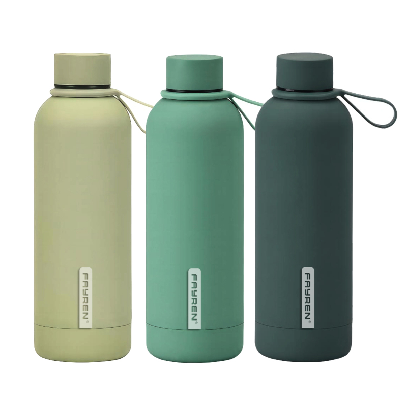 Eco-Friendly Vacuum Insulated Water Bottles Logo Gym Metal 304 Thermos Drink Flask Stainless Steel Custom Water Bottle