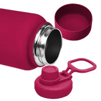 Garrafa de água isolada de aço inoxidável com tampa de bico, 1200ML/750ML/500ML