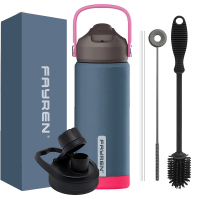 Μπουκάλι νερού από ανοξείδωτο χάλυβα Αθλημα Αθλημα με μονωμένο λογότυπο διπλού τοίχου