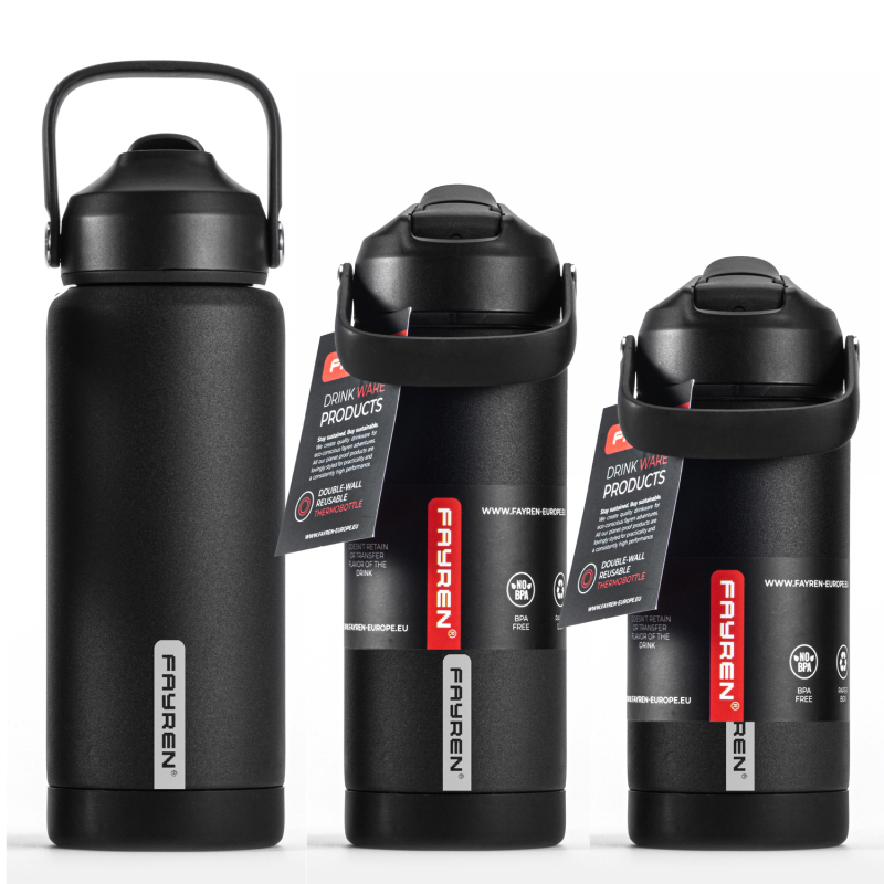 Μπουκάλι νερού από ανοξείδωτο χάλυβα Αθλημα Αθλημα με μονωμένο λογότυπο διπλού τοίχου