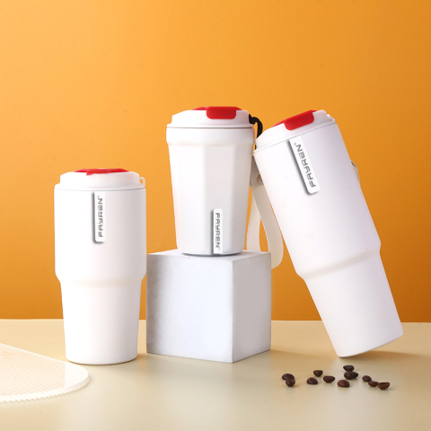 Tazza termica da caffè termica da viaggio isolata con bicchiere in acciaio inossidabile riutilizzabile a prova di perdite da 300 ml 600 ml 950 ml
