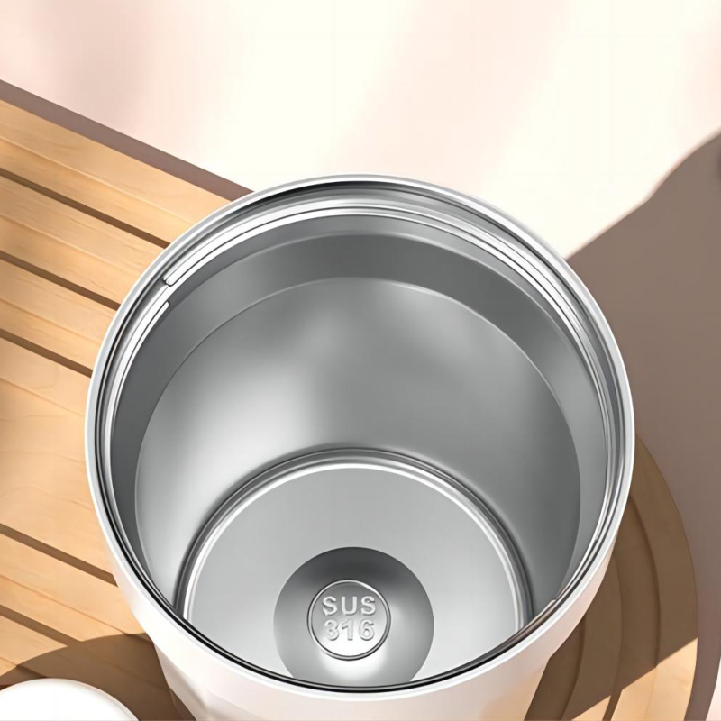 Temperature Control Coffee Tumbler for Keep Hot/Iced Double Wall Stainless Steel Portable Vacuum Insulation Smart Coffee Mug Spill Proof with Lid