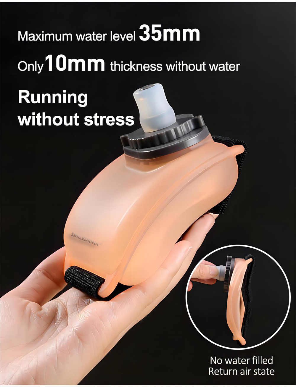 Silicone Collapsible Sports Drink Bottles